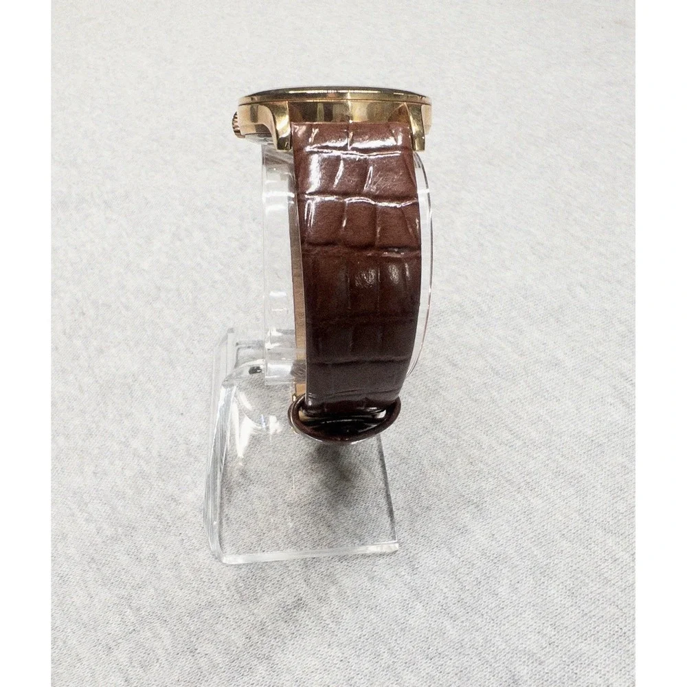Akribos XXIV Womens Rose Crystal Transparent Watch ‎ 34mm New Battery